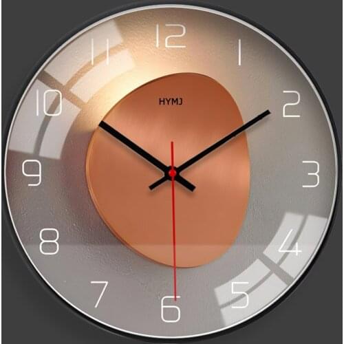 Creative Living Room Home Decor Silent Wall Clock Modern Design Personalized Round Household Clocks Restaurant Quartz Wall Watch