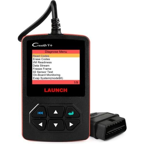 LAUNCH Creader V+ OBD2 Auto Engine Code Reader EOBD OBDII Professional Car Diagnostic Tool LAUNCH Engine Scanner OBD Free Update