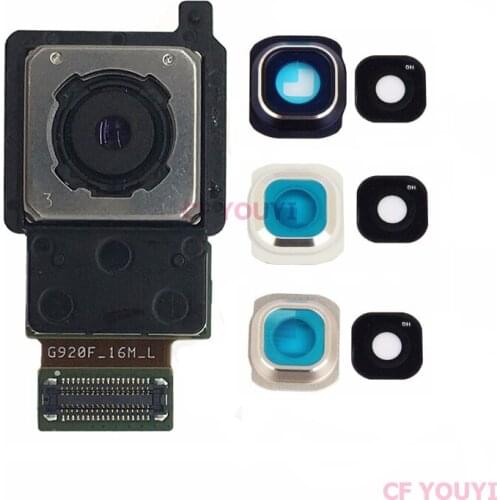 CFYOUYI For Samsung Galaxy S6 G920 G920F Back Rear Camera Module With Camera Lens 16MP