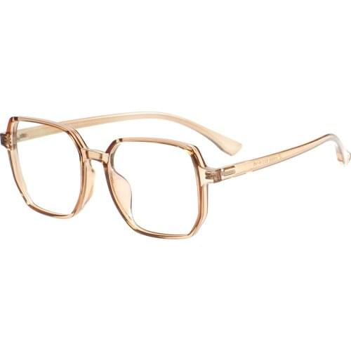 Men and Women TR90 Oversized Spectacles Square Full Rim Lightweight Clear Glasses Frame For Prescription Optical Lenses