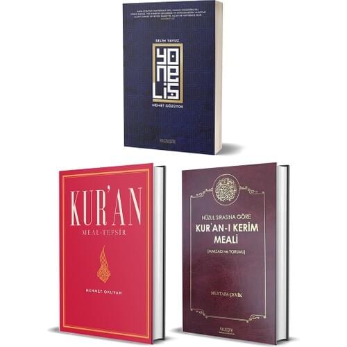 Confronting Broadcasts Quran Meal Tafseer & Kur'an'ı Reformist translation & Yöneliş 3 Book Set