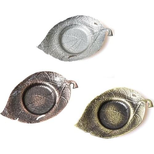 Tea Coaster Tea Ceremony Cup Holder Antique Copper Tea Set Accessories Household Insulation Metal Mat Kitchen Supplies Norbi