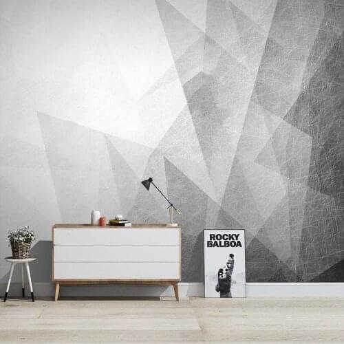 Custom Photo Wallpaper Nordic Abstract 3D Geometric Mural Modern Living Room TV Background Wall Painting Papel De Parede Sala 3D