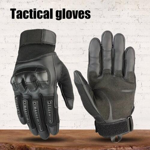 Work Gloves Touch Screen Motorcycle Full Finger Cycling Motorbike Gloves Anti Slip for Hunting Hiking Riding Climbing M2