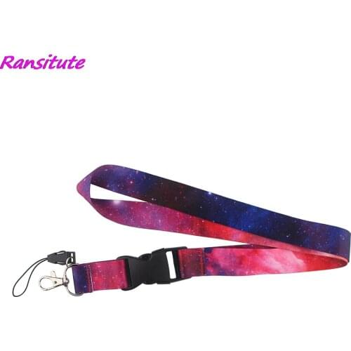 Ransitute R1586 Creative Buckle Lanyard Badge ID Lanyards Mobile Phone Rope Key Lanyard Neck Straps Accessories Gifts
