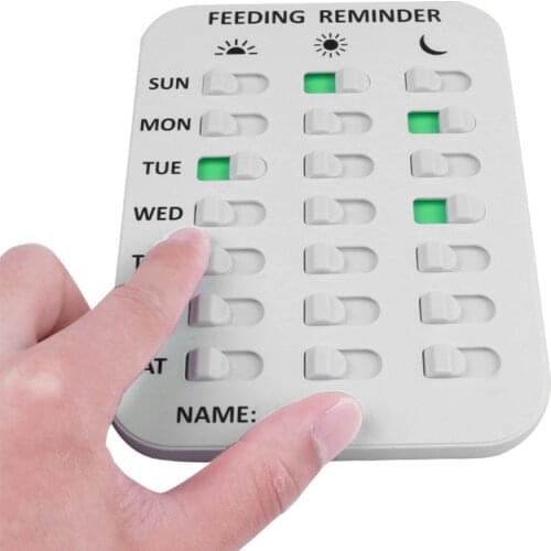 DIY Pet Feeding Reminder Dogs Cats Magnetic Baby Care Living Room Home Kitchen Practical Kids Easy Install Fish For Old People