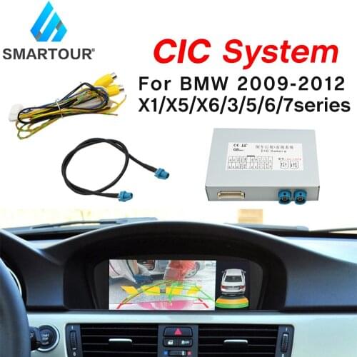 Smartour For BMW CIC 2009-2012 X1/X5/X6/3/5/6/7 Series Mini Original Screen Update System Reversing Module + Rear Camera