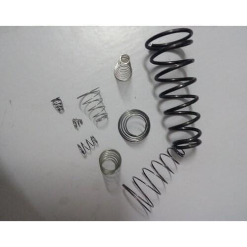 5pcs wire diameter 0.8mmtower shape springs trapezoid conical pagoda pick back spring 10mm-43mm length