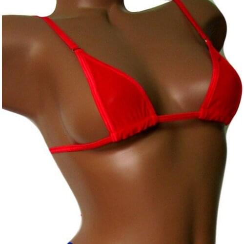 Candy Cherries Wire Free Bra Adjusted Straps Women Extreme Sexy Erotic Micro Bikini Cameltoe Lingerie Transparent Top Tankini