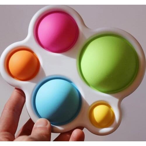 New Fidget Toys Early Educational Exercise Board Rattle Puzzle Baby Toy Colorful Intelligence Development Board Toys For Kids