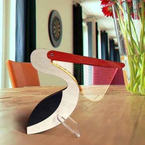 Simulation LED Bird Light Wooden Decoration Light Mothers Day Decoration Set Bird Animal Decor Light Home Decor Party Light