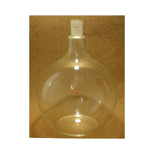 5000ML,1 Neck,24/40,Flat Bottom Flask,One Neck,5L,lab Glassware 24/40