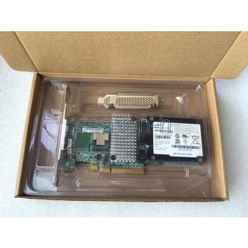 LSI MegaRAID SAS/SATA 9260-4i 4-Port 6Gb/s Internal PCI-E RAID CARD+LSI BBU08