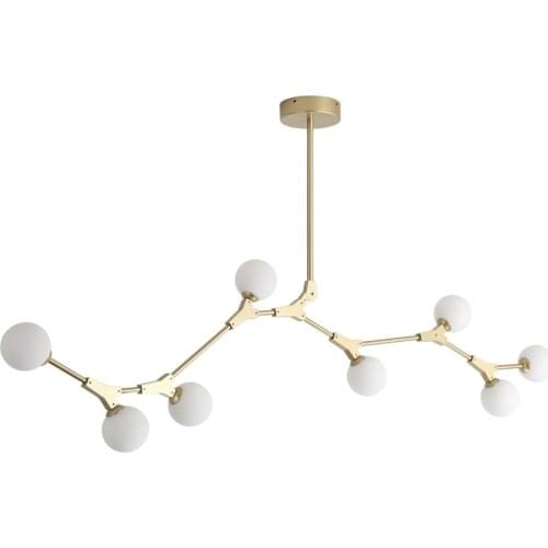 Multi-mode Nordic Pastoral Small Restaurant Bar Living Room Hanglamp Pendant Light Molecular Pendant Lamp