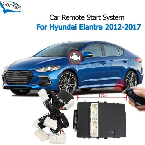 Car Remote Start System Module For Hyundai Elantra 2012-2017 With Window Close Door Lock Plug and Play