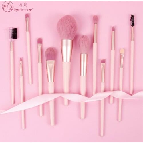 7/12pcs Makeup Brushes Set Foundation Powder Eyeshadow Eyelash Eyebrow Highlighter Concealer Lip Cosmetic Make Up Brush