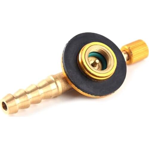 Stainless Steel Outdoor Camping Gas Stove Switching Charging Inflatable Valve Adapter Gas Cartridge Tank Cylinder Adapter 1PC
