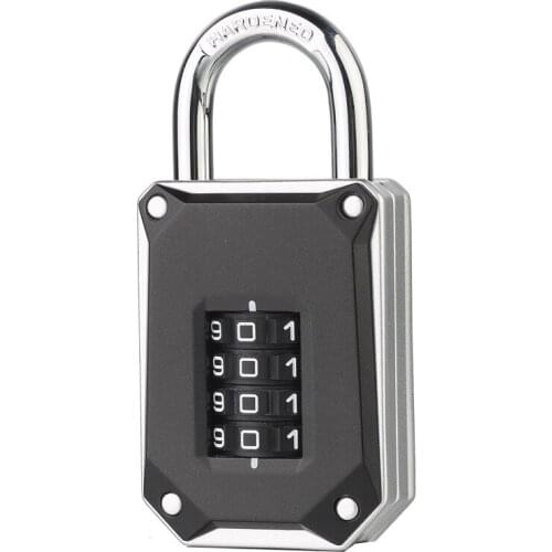 New large 4 digits password lock door gym locker cupboard padlock key less door locks keypad door lock