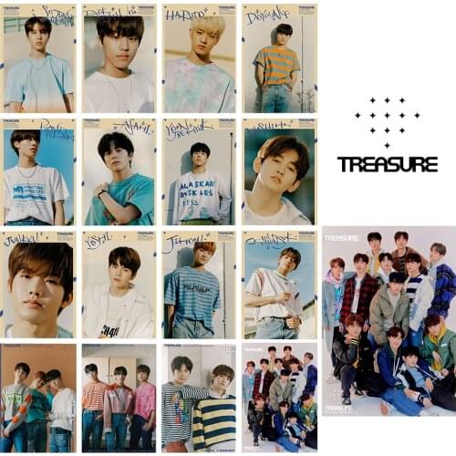KPOP TREASURE 16pcs/set LOMO Cards Photo Cards Postcards Yoshi MASHIHO JAEHYUK ASAHI YEDAM Fans Collection