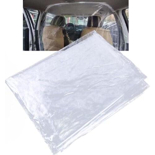 Plastic Car Taxi Isolation Film Full Surround Driver Protective Cover for Vehicle Auto Inner Use Dropship