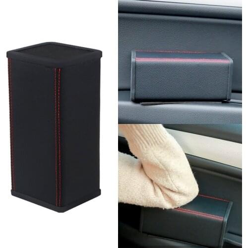 Driving Anti-Fatigue Left Hand Armrest Silicone Pad Support Frame Square Leather Car Armrest Left Elbow Bracket for WV BMW,etc