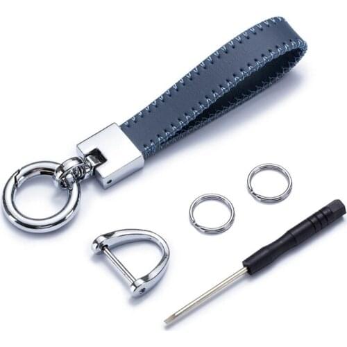 63HC Hanging Key Ring Scratch-resistant Horseshoe Shape Decorations Excellent Birthday Gifts for Colleagues Friends Family