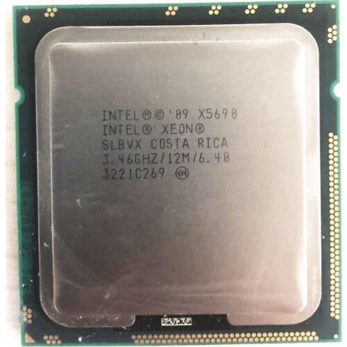 Lntel X5690 CPU Processor Six-Core(3.46Ghz /L3=12M/130W) Socket LGA 1366 Desktop CPU X5690