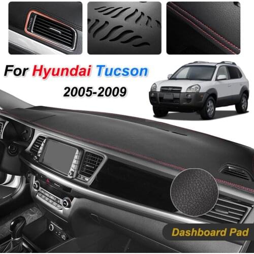 For Hyundai Tucson 2005-2009 JM Anti-Slip Mat Dashboard Cover Pad Sunshade Dashmat Protect Carpet Car Accessories For Hyundai T
