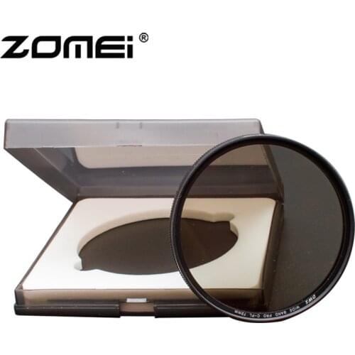 Zomei Ultra Slim Circular Polarizing Polarizer PRO CPL Camera lens Filter 52/55/58/62/67/72/77/82mm for Sony Nikon Canon Pentax