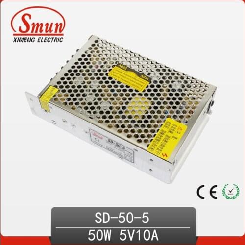 SMUN Indoor Installation SD-50B-5 50W 24VDC To 5VDC 10A Isolated DC-DC Switching Power Supply Can be Parallel Connected