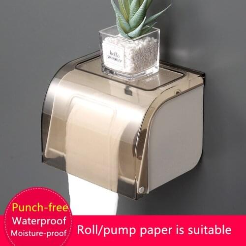 Waterproof Double Toilet Paper Holder For Toilet Paper Towel Holder Bathroom Storage Box Toilet Roll Holder Bathroom Accessories