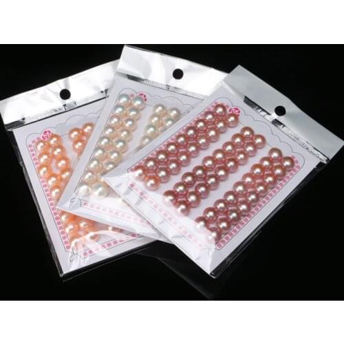 2019 hot sale wholesale Button pearl freshwater pearl AAA 8-8.5mm white pink purple button pearl