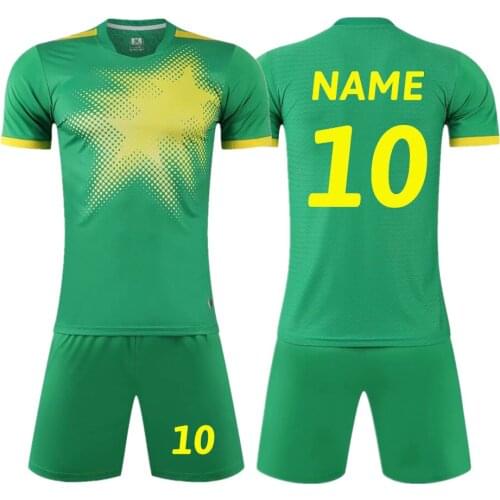 Short Uniform Women & Men Soccer Jersey Set Survetement Football Kit Soccer Training Suit Football Shirt Shorts Running Clothes