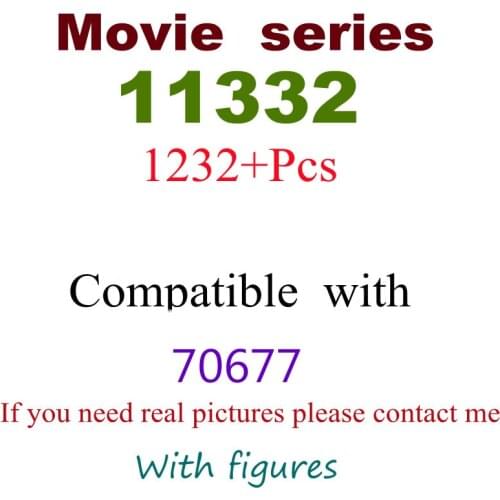 1232Pcs 11332 Building Block Toy Hero Series 70677 Assembled Building Block Childrens Toy Gifts