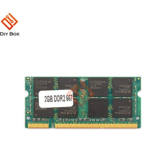 2GB DDR2 200PIN 667MHZ PC2-5300 SO-DIMM Laptop Notebook Memory Dual Channel Double-side 16chips Top Quqlity
