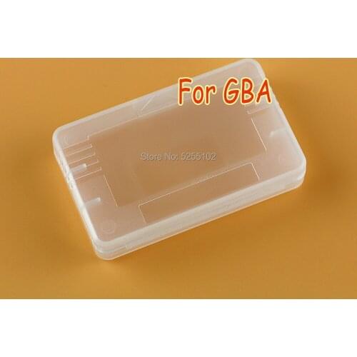 30pcs/lot For Nintend GameBoy Advance GBA SP Clear Plastic Game Cards Cartridge Case Dust Cover Case parts