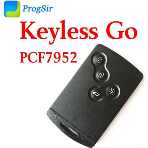 4 Buttons 434 MHz Smart Proximity Card for Renault Koleos Megena 3 Fluence Kongo