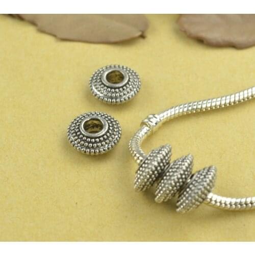 17 pcs Zinc Alloy Bead DIY European big hole metal Beads Fits Charm Bracelets Necklaces Pendants making 18182
