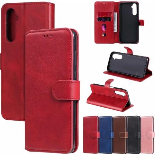 Flip book wallet Cover for Realme 6 Case Cover PU leather TPU Silicone Phone Case For OPPO Realme 6 Pro 6i 6 i Realme6 Case