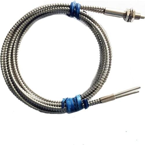 Glass Fiber Optic Sensor Probe M3M4M6 Reflection Right Angle 350 Degrees