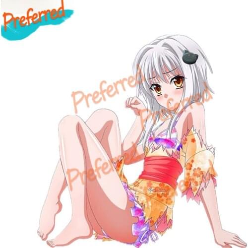 Lovely High School DxD Koneko Toujou Anime Girl Car Body Sticker Vinyl Road Bike Decal Sunscreen Waterproof Cover Scratches