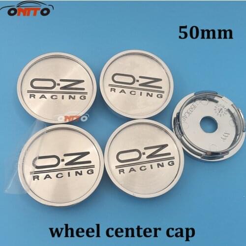 Hot selling 4pcs/set 50mm Car Rim Wheel Center Hub Cap OZ O.Z Racing Emblem Wheel Dust-proof emblem covers car decoration