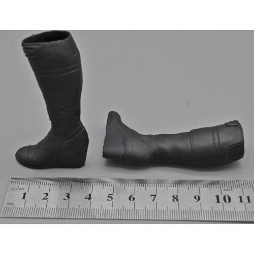 Best Sell Toys Model 1/6 Scale 2 Colors Boots High Boots Leather Shoes For Mostly Soldier Doll Action Figures Collection