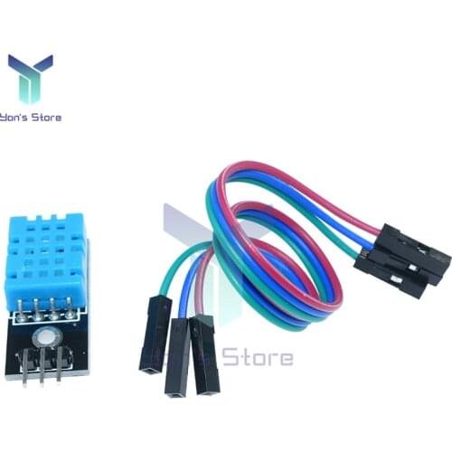 DHT11 Temperature Humidity Relative Sensor Module For Arduino Digital Output 5V Doupont Cable Original High Quality Polymer