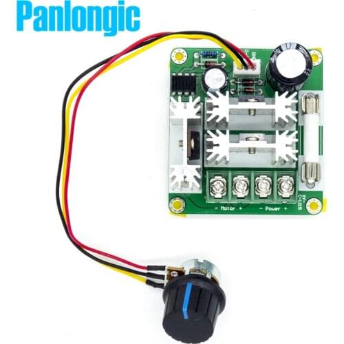 6V-90V 15A Pulse Width Modulator PWM DC Motor Speed Control HHO RC Controller 12V 24V 48V 1000W MAX Free Shipping