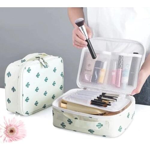 2021 New Creative Home Outdoor Girl Makeup Bag Women Cosmetic Bag Women Toiletries Organizer Waterproof Female Storage Cases