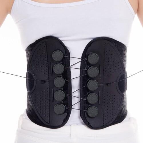 New Design Pulley System Orthopedic Posture Corrector Brace Lower Back Pain Lumbar Belt Medical Bone Orthosis Waist Support Belt