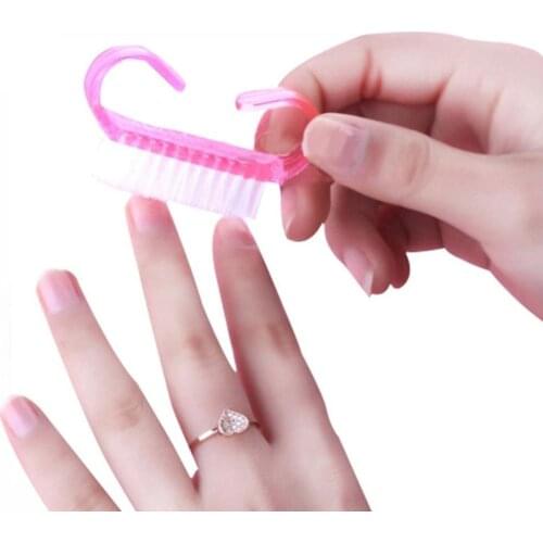 Nail Cleaning Clean Brush Hot sales Tool File Manicure Angle Clear Dust Remove Tools Small Soft Sets Pedicure D3K4