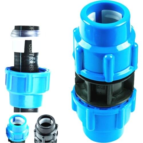 PE pipe fittings PE pipe quick joint pipe fittings tap pipe direct 20/25/32/40/50/63mm Fast Joint