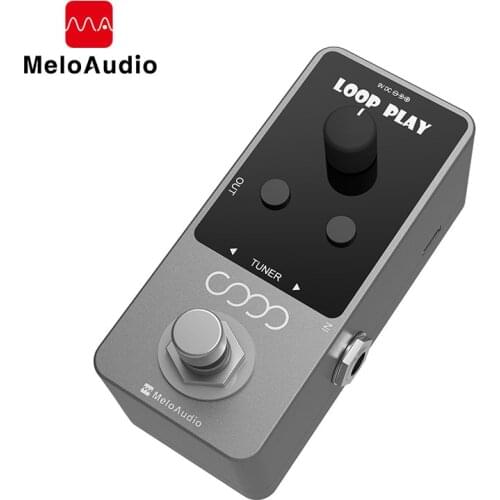 Looper Pedal Effects 10 Minutes Looping Time Loop Station 9 Loops 40 minutes Record Time with USB Cable for Electric Guitar Bass
